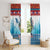 Personalised Cape Verde Christmas Window Curtain Manatee Feliz Natal - Wonder Print Shop