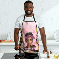 Black Her Story Apron Faith Pink Leopard - Wonder Print Shop