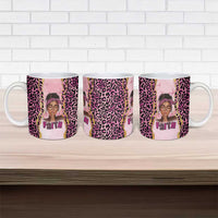 Black Her Story Ceramic Mug Faith Pink Leopard - Wonder Print Shop