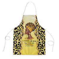 Black Her Story Apron A Queen Turns Pain Into Power - Wonder Print Shop