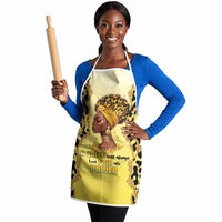 Black Her Story Apron A Queen Turns Pain Into Power - Wonder Print Shop