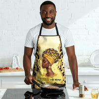 Black Her Story Apron A Queen Turns Pain Into Power - Wonder Print Shop
