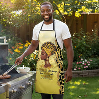 Black Her Story Apron A Queen Turns Pain Into Power - Wonder Print Shop