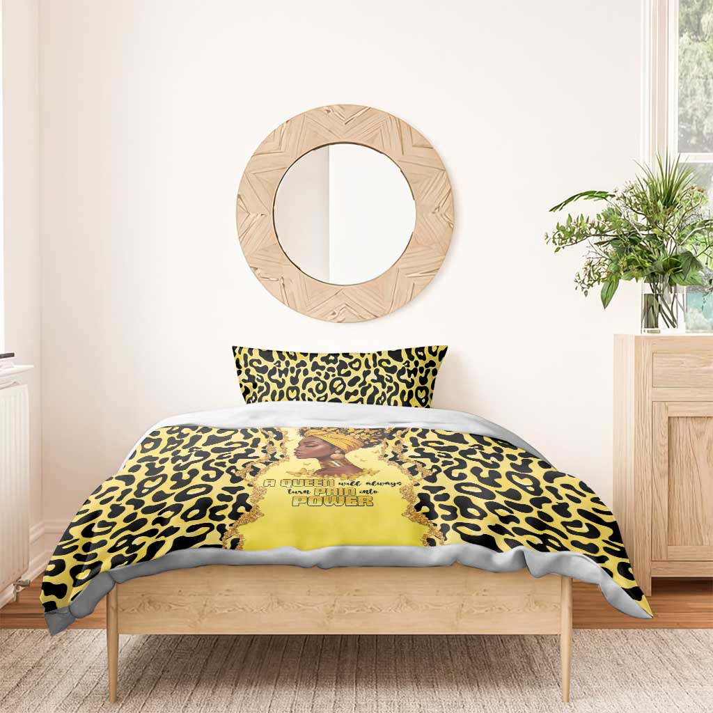 Black Her Story Bedding Set A Queen Turns Pain Into Power - Wonder Print Shop