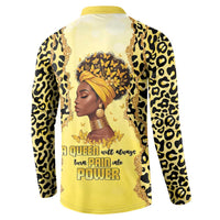 Black Her Story Button Sweatshirt A Queen Turns Pain Into Power