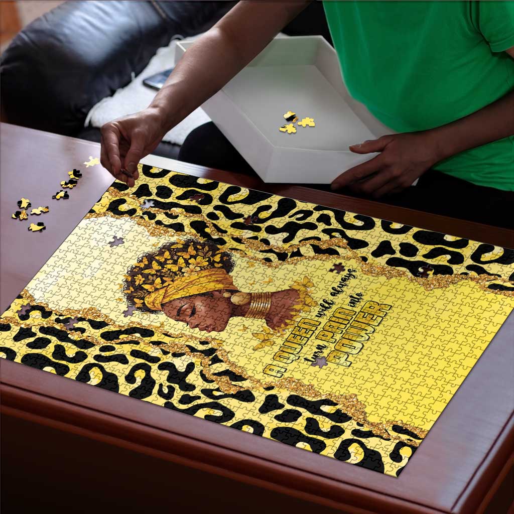 Black Her Story Puzzle A Queen Turns Pain Into Power - Wonder Print Shop