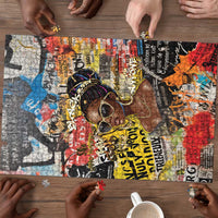 Black Her Story Graffiti Queen Puzzle Black Woman Empowerment - Wonder Print Shop