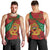 Personalised Morocco Men Tank Top Coat Of Arms With Rose