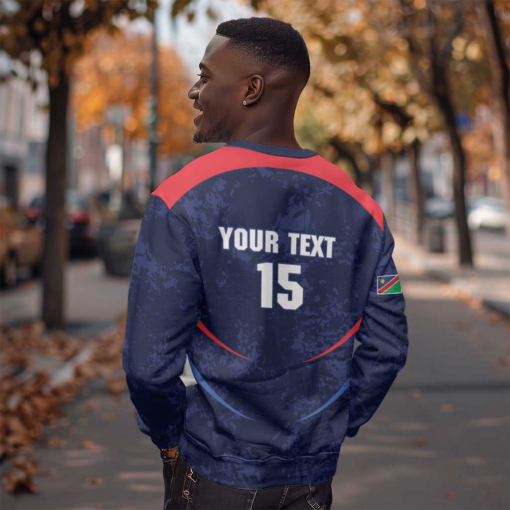 Namibia Cricket Custom Sweatshirt Come On Eagles