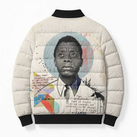 James Baldwin Bomber Puffer Jacket Civil Rights Writer