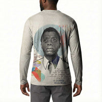 James Baldwin Button Sweatshirt Civil Rights Writer