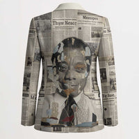 James Baldwin Blazer Vintage Newspaper Style