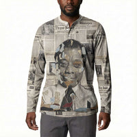 James Baldwin Button Sweatshirt Vintage Newspaper Style