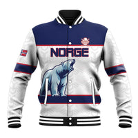 Custom Norway Ice Hockey 2026 Baseball Jacket Come On Polar Bears