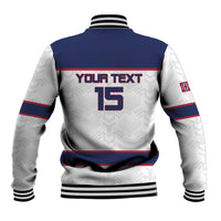 Custom Norway Ice Hockey 2026 Baseball Jacket Come On Polar Bears