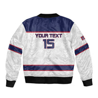 Custom Norway Ice Hockey 2026 Bomber Jacket Come On Polar Bears