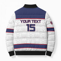 Custom Norway Ice Hockey 2026 Bomber Puffer Jacket Come On Polar Bears