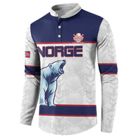 Custom Norway Ice Hockey 2026 Button Sweatshirt Come On Polar Bears