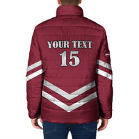 Custom Latvia Ice Hockey 2026 Padded Jacket Never Backs Down