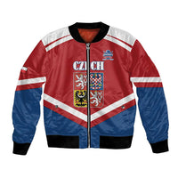 Custom Czech Ice Hockey 2026 Bomber Jacket Go Champions