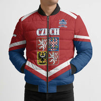 Custom Czech Ice Hockey 2026 Bomber Puffer Jacket Go Champions