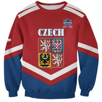 Custom Czech Ice Hockey 2026 Sweatshirt Go Champions