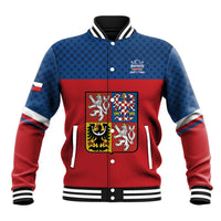Custom Czech Ice Hockey 2026 Baseball Jacket Never Backs Down