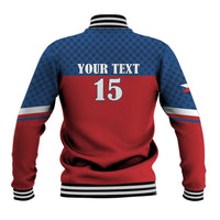 Custom Czech Ice Hockey 2026 Baseball Jacket Never Backs Down