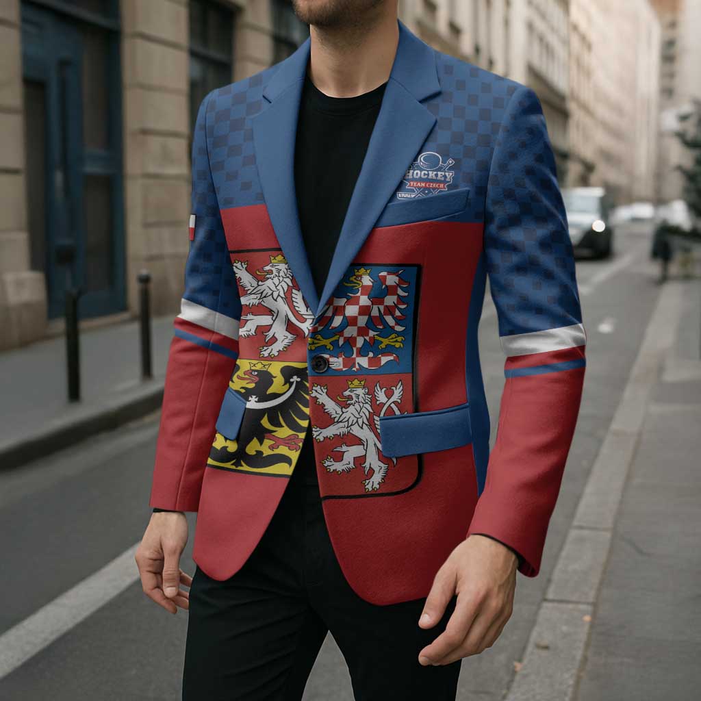 Custom Czech Ice Hockey 2026 Blazer Never Backs Down
