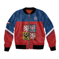 Custom Czech Ice Hockey 2026 Bomber Jacket Never Backs Down