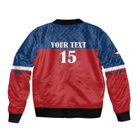 Custom Czech Ice Hockey 2026 Bomber Jacket Never Backs Down