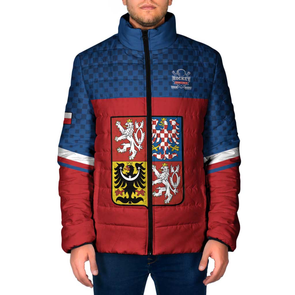 Custom Czech Ice Hockey 2026 Padded Jacket Never Backs Down