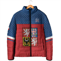 Custom Czech Ice Hockey 2026 Padded Jacket Never Backs Down