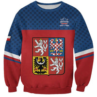 Custom Czech Ice Hockey 2026 Sweatshirt Never Backs Down