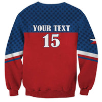 Custom Czech Ice Hockey 2026 Sweatshirt Never Backs Down