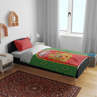 Personalized Morocco Throne Day Bedding Set King Lion Coat Of Arms
