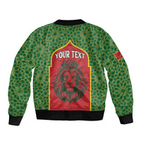 Personalized Morocco Throne Day Bomber Jacket King Lion Coat Of Arms