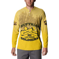 Personalized African American Buffalo Soldier Button Sweatshirt We Can We Will - Yellow - Wonder Print Shop