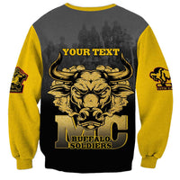 Personalized African American Buffalo Soldier Sweatshirt We Can We Will - Black - Wonder Print Shop