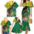 Personalised Dominica Independence Day Family Matching Mermaid Dress and Hawaiian Shirt Sisserou Parrot With Tropical Flowers - Wonder Print Shop