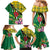 Personalised Dominica Independence Day Family Matching Mermaid Dress and Hawaiian Shirt Sisserou Parrot With Tropical Flowers - Wonder Print Shop