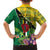 Personalised Dominica Independence Day Family Matching Puletasi and Hawaiian Shirt Sisserou Parrot With Tropical Flowers - Wonder Print Shop