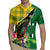 Personalised Dominica Independence Day Rugby Jersey Sisserou Parrot With Tropical Flowers - Wonder Print Shop