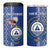 Personalised Cape Verde 4 in 1 Can Cooler Tumbler Grey Headed Kingfisher - Coat Of Arms - Wonder Print Shop