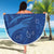 Custom Cape Verde Football Beach Blanket Go Champions Tubaroes Azuis - Wonder Print Shop