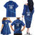 Custom Cape Verde Football Family Matching Off The Shoulder Long Sleeve Dress and Hawaiian Shirt Go Champions Tubaroes Azuis - Wonder Print Shop