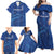 Custom Cape Verde Football Family Matching Off Shoulder Maxi Dress and Hawaiian Shirt Go Champions Tubaroes Azuis - Wonder Print Shop