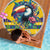 Brazil Christmas Beach Blanket Toco Toucan Flag Style - Wonder Print Shop