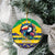 Brazil Christmas Ceramic Ornament Toco Toucan Flag Style - Wonder Print Shop