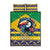 Brazil Christmas Quilt Bed Set Toco Toucan Flag Style - Wonder Print Shop